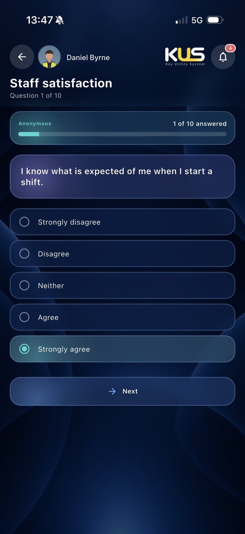 Test question one