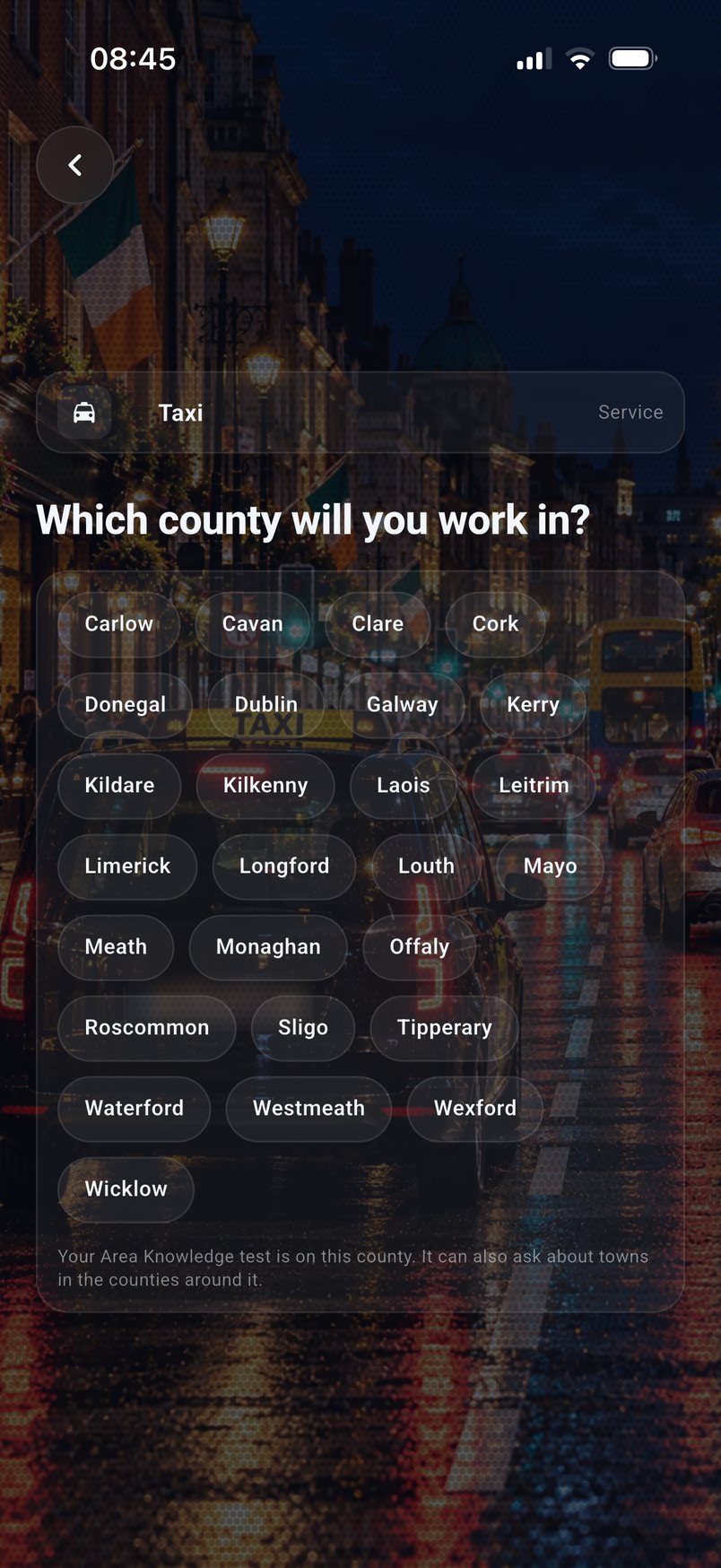 Which county will you work in?