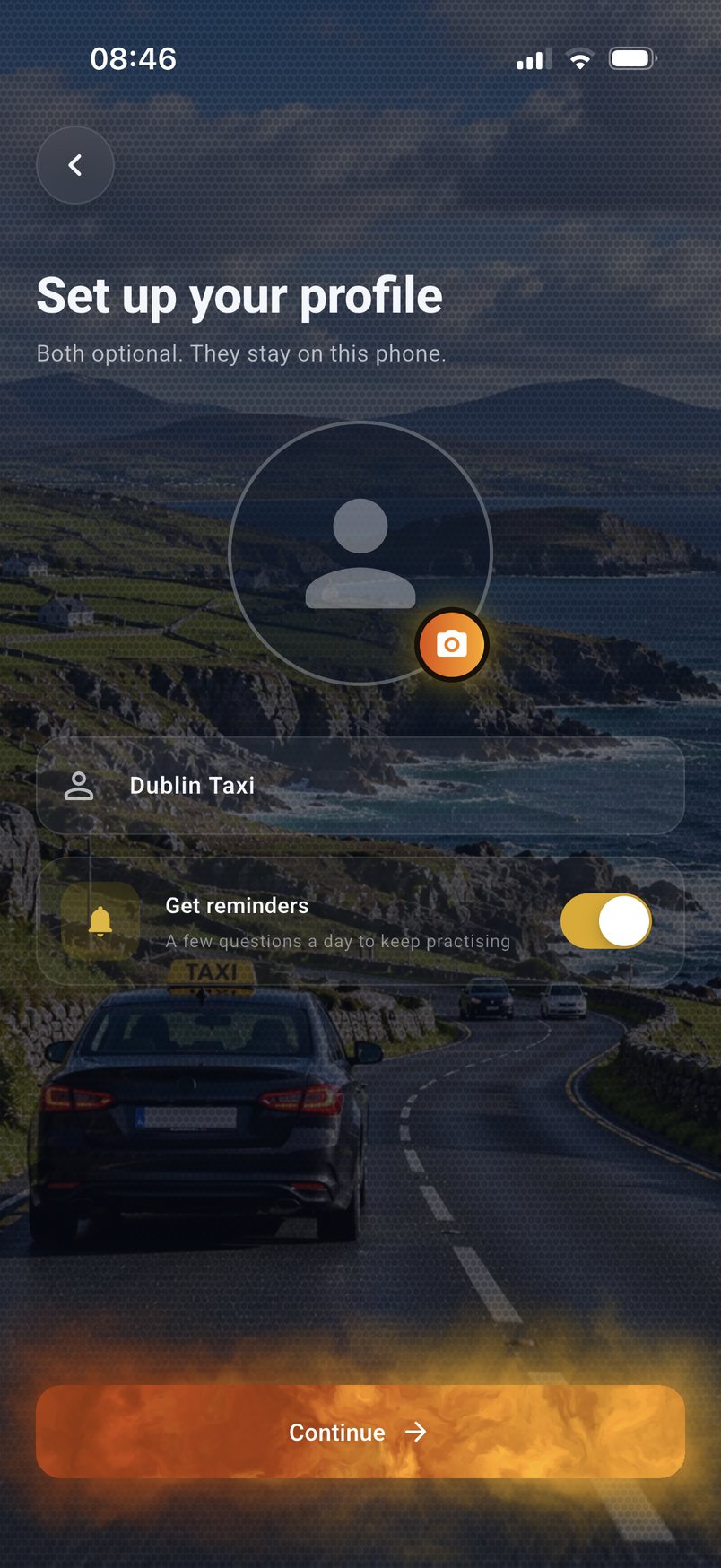 Set up your profile